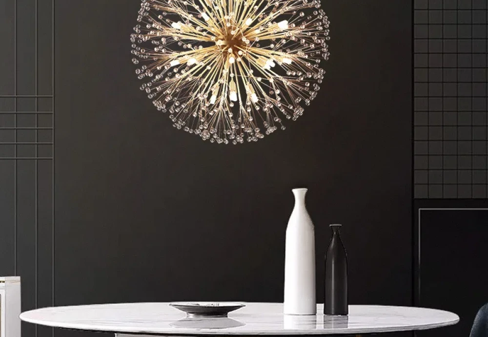 globe light chandelier